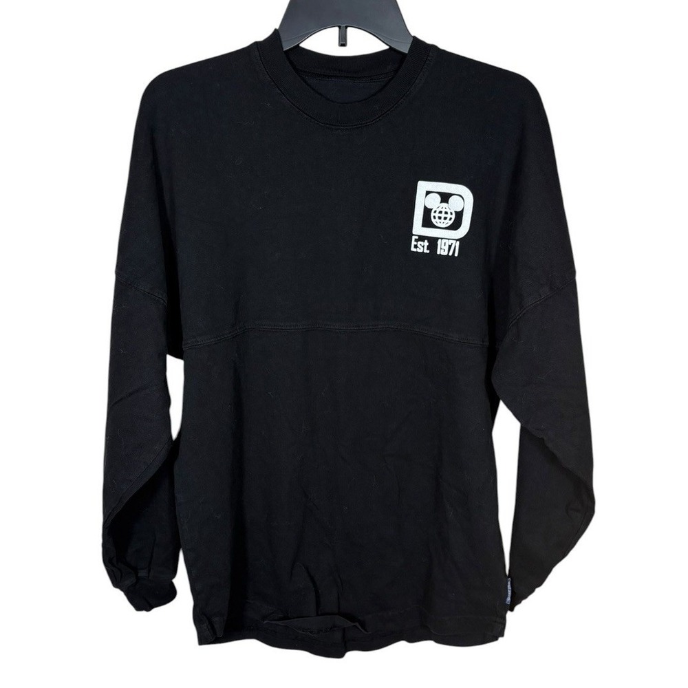 Disney‎ Parks Black Walt Disney World Spirit Jersey Unisex Size XS Logo